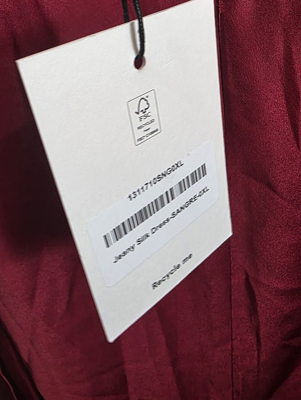 Reformation Red Jeany Silk Dress - Picture 7 of 9